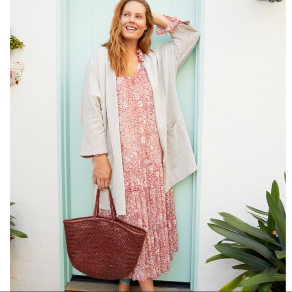 DONNI Ribbed Long Cardigan Sweater - Picture 3 of 10